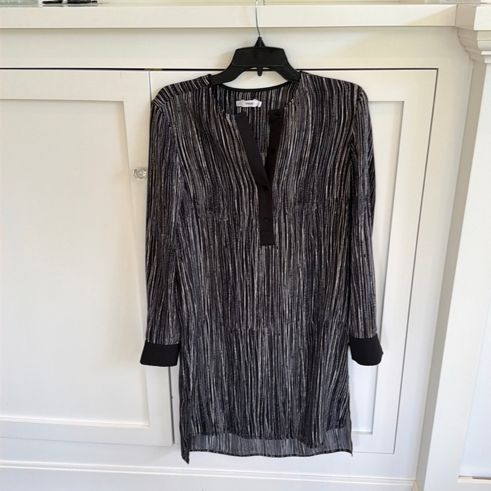 Vince XXS dress blue and blue black